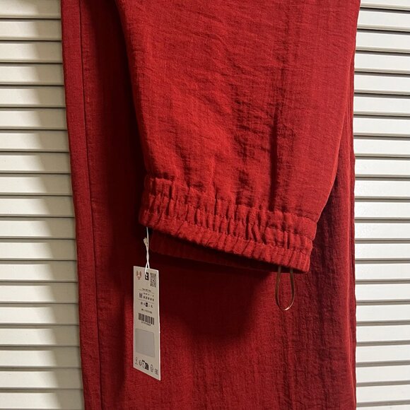 Zara Safari Co-ord Set Medium (linen look) Terracotta NWT shirt/trousers - Picture 14 of 14